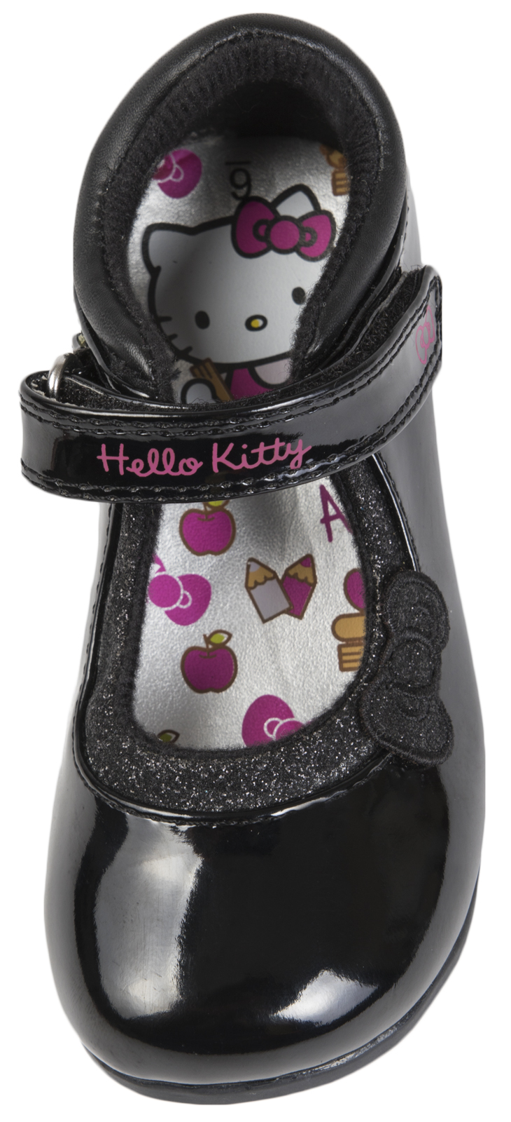 Girls Hello Kitty School Shoes Faux Leather Mary Jane Character Party